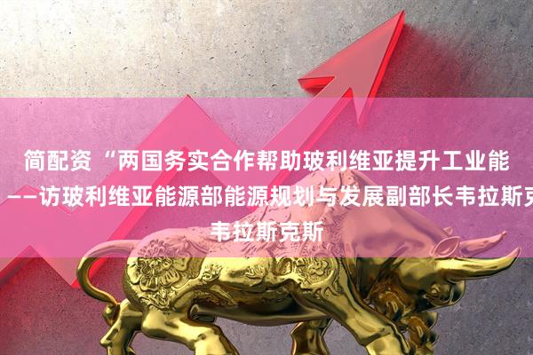 简配资 “两国务实合作帮助玻利维亚提升工业能力”——访玻利维亚能源部能源规划与发展副部长韦拉斯克斯